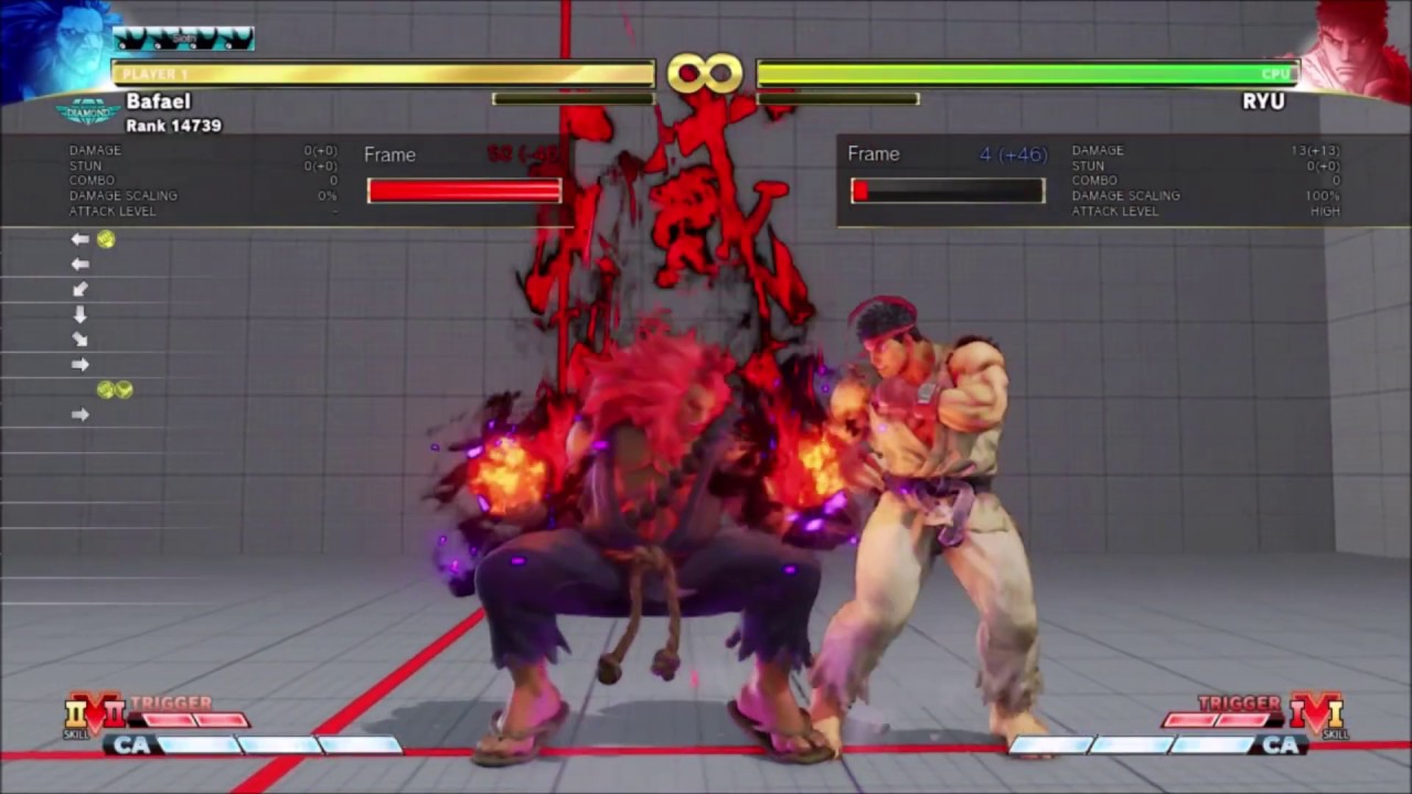 SFV: V-Skill 2 - Akuma