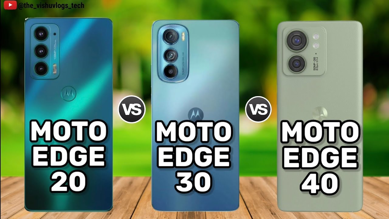 Motorola EDGE 20 vs Motorola EDGE 30 vs Motorola EDGE 40 || Comparison Video || Price & Review 2023