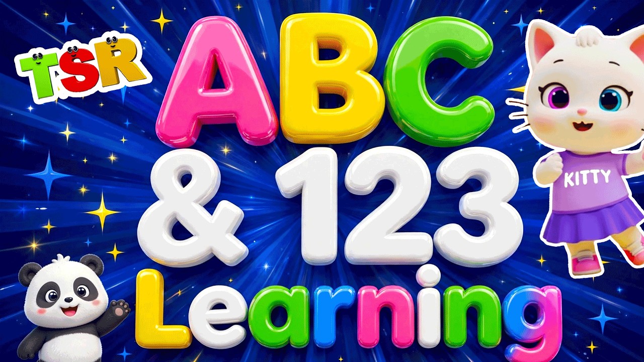 Preschool Learning activities for 3 year olds at home | Learn ABC Phonics Shapes Numbers Colors 🌈