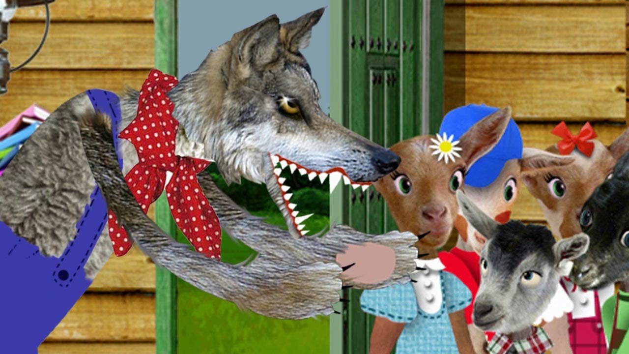 El Lobo y los Siete (7) Cabritillos  en español, Video Cuento Infantil en español