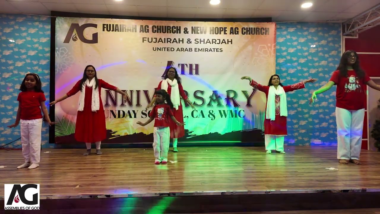 Action Song NHAG || 4th Anniversary Celebration || Fujairah & New Hope AG Church || 28-12-2025