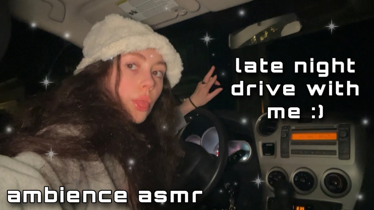 🚗 Car Drive Ambience + Rain 🚗 ASMR (POV you are a sleepy passenger in my car | rainy car ride)