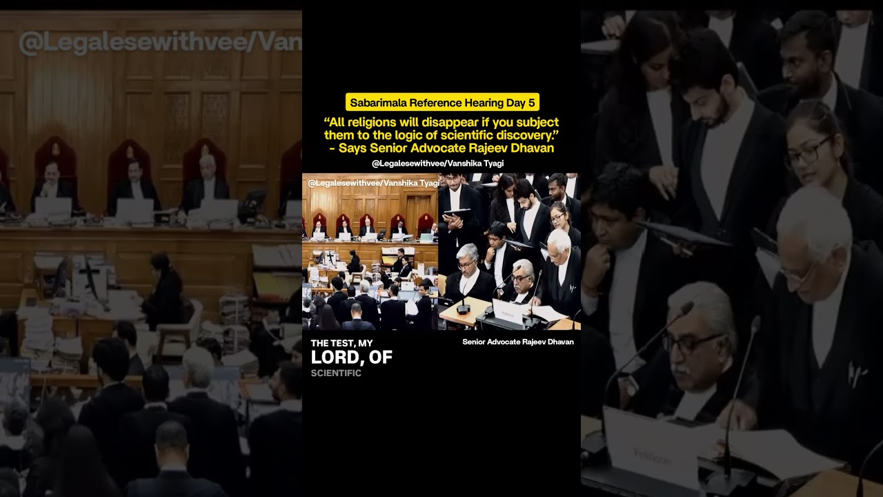 ALL RELIGIONS WILL DISAPPEAR IF...|| SABARIMALA REFERENCE HEARING DAY 5 | #supremecourtofindia