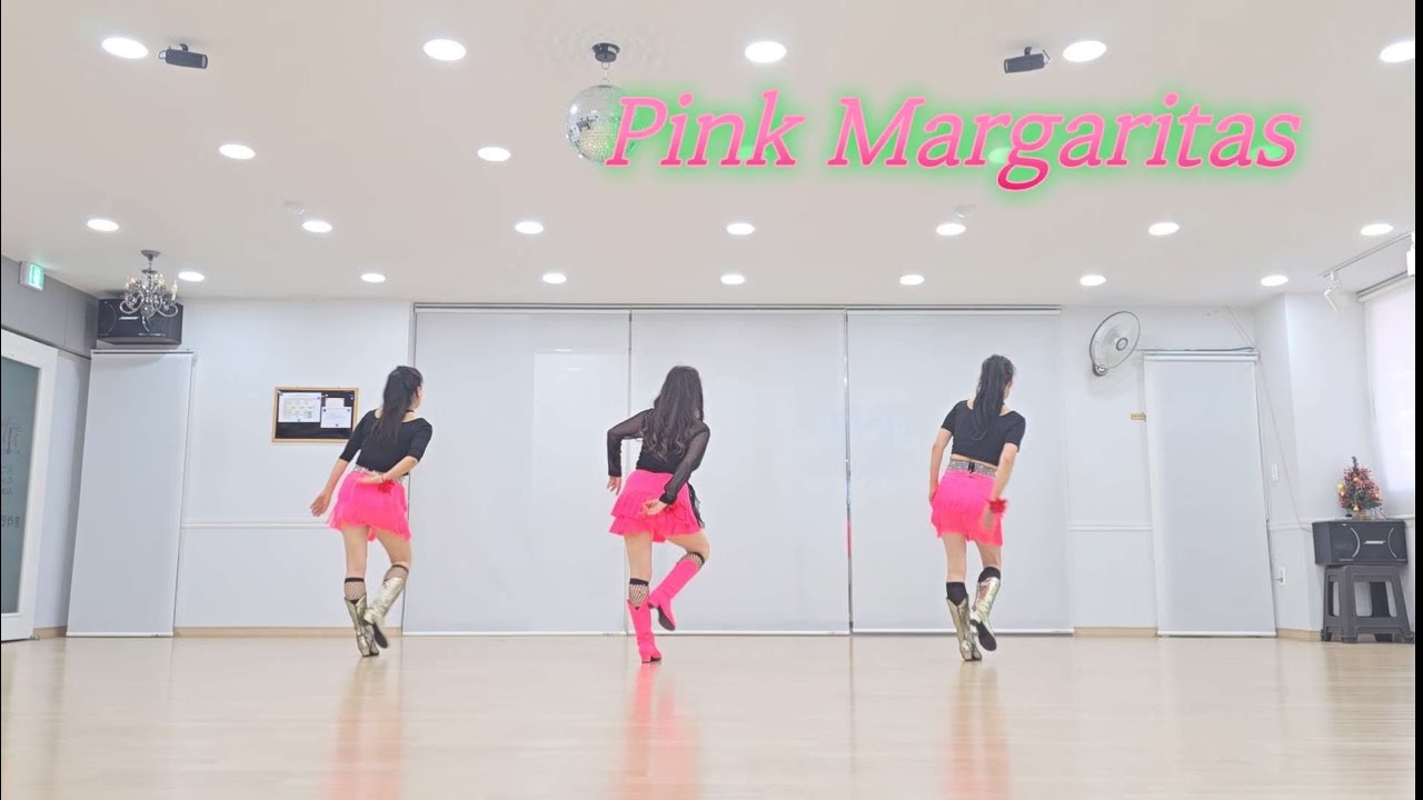 Pink Margaritas 🍀 Line Dance Demo ## 대구시 수성구 지산동 홍라인댄스 010- 5003 -2606