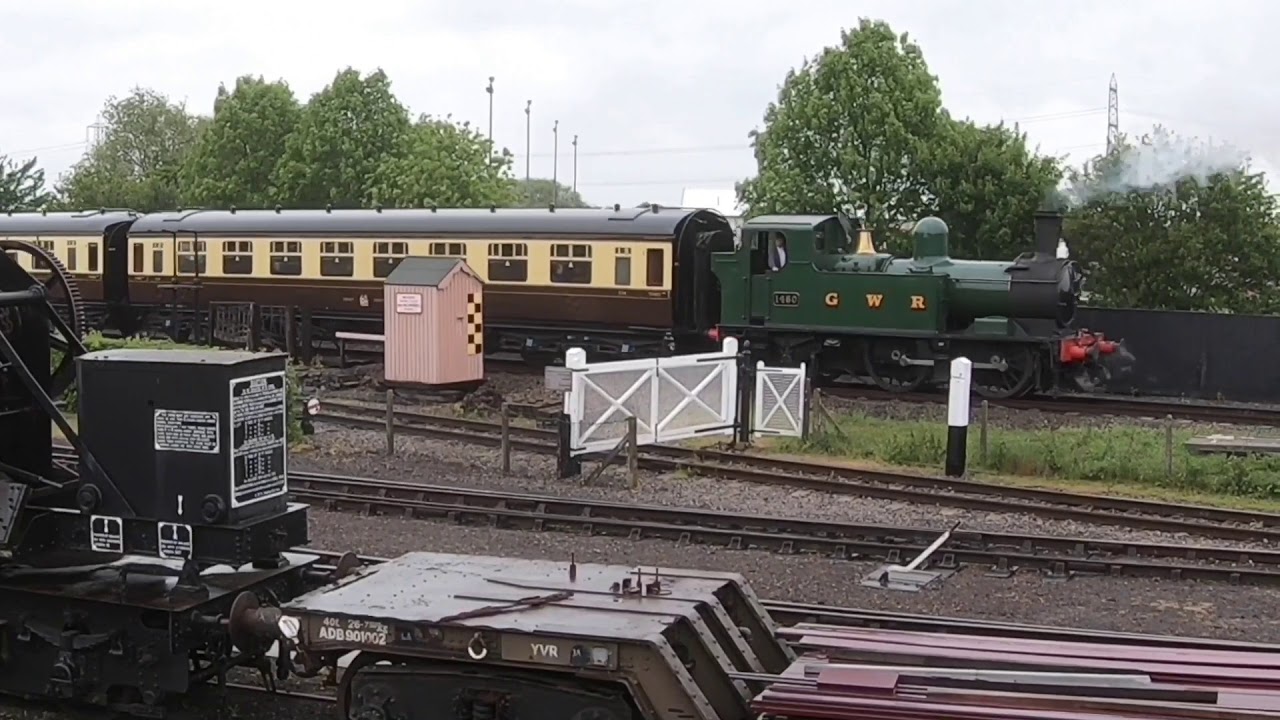 Didcot Railway Centre -  FOOTPLATE RIDE on GWR 0-4-2T  No.1450