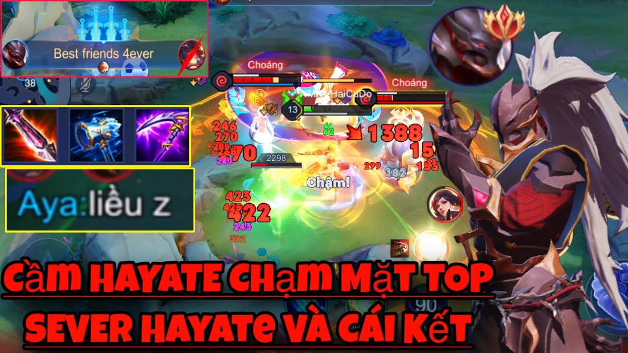 Cầm HAYATE Chạm Mặt TOP SEVER HAYATE và Cái Kết QUAD KILL