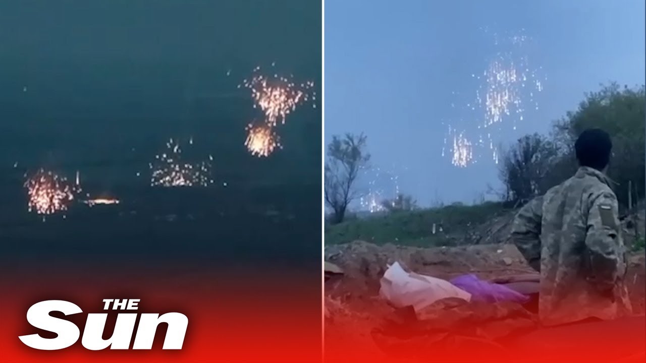 Putin lays waste to Ukraine with possible white phosphorus shell attack near Donetsk