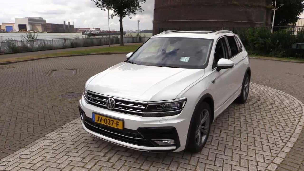 2017 Volkswagen Tiguan R Line Start Up, Drive, In Depth Review Interior Exterior