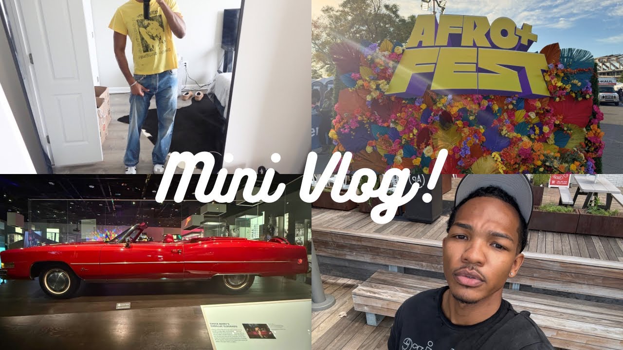 Mini Vlog! Afro Fest + New Hair + Brunch With Friends + African American Museum | Jordan Xavier