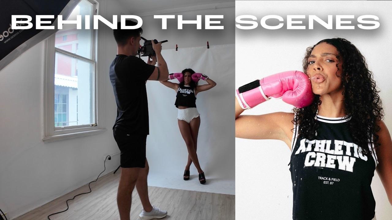 🥊Boxing & Fashion Photoshoot | BEHIND THE SCENES | Kayla Martinez | Canon R5, 24-105 2.8