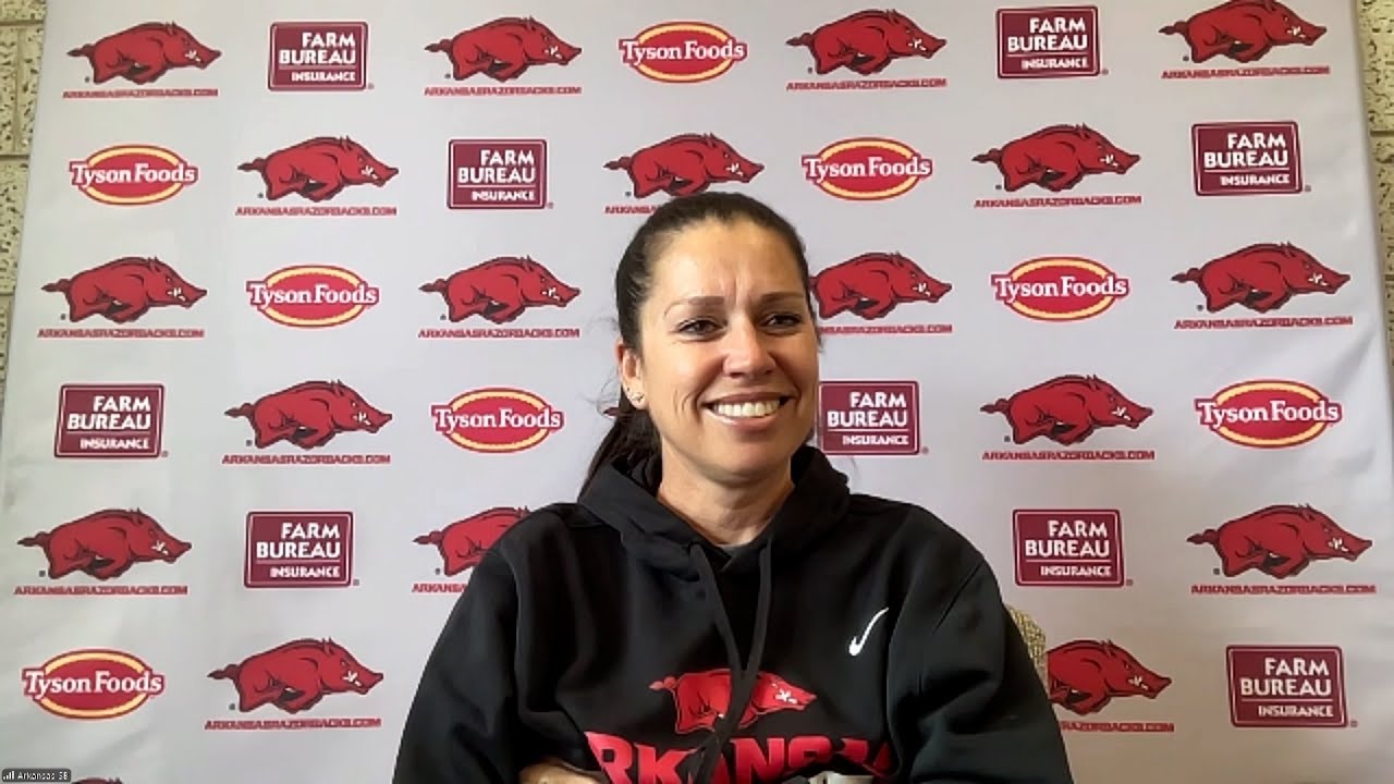 Arkansas softball head coach Courtney Deifel previews Wooo Pig Classic