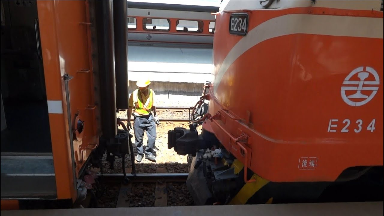 2(52)次觀光列車台東站更換柴油機車頭全紀錄(電頭→柴頭)