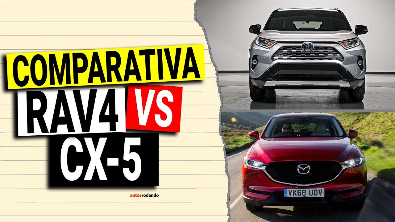 TOYOTA RAV4 vs MAZDA CX 5 2020 (Comparativa) los más vendidos se enfrentan
