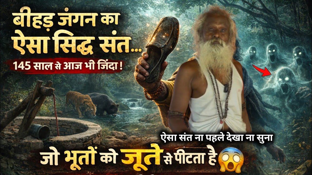 बीहड़ जंगल का ऐसा सिद्ध संत…जो 145साल से आज भी जिंदा है जो भूतों को जूते से पीटता हैं #saint #babaji