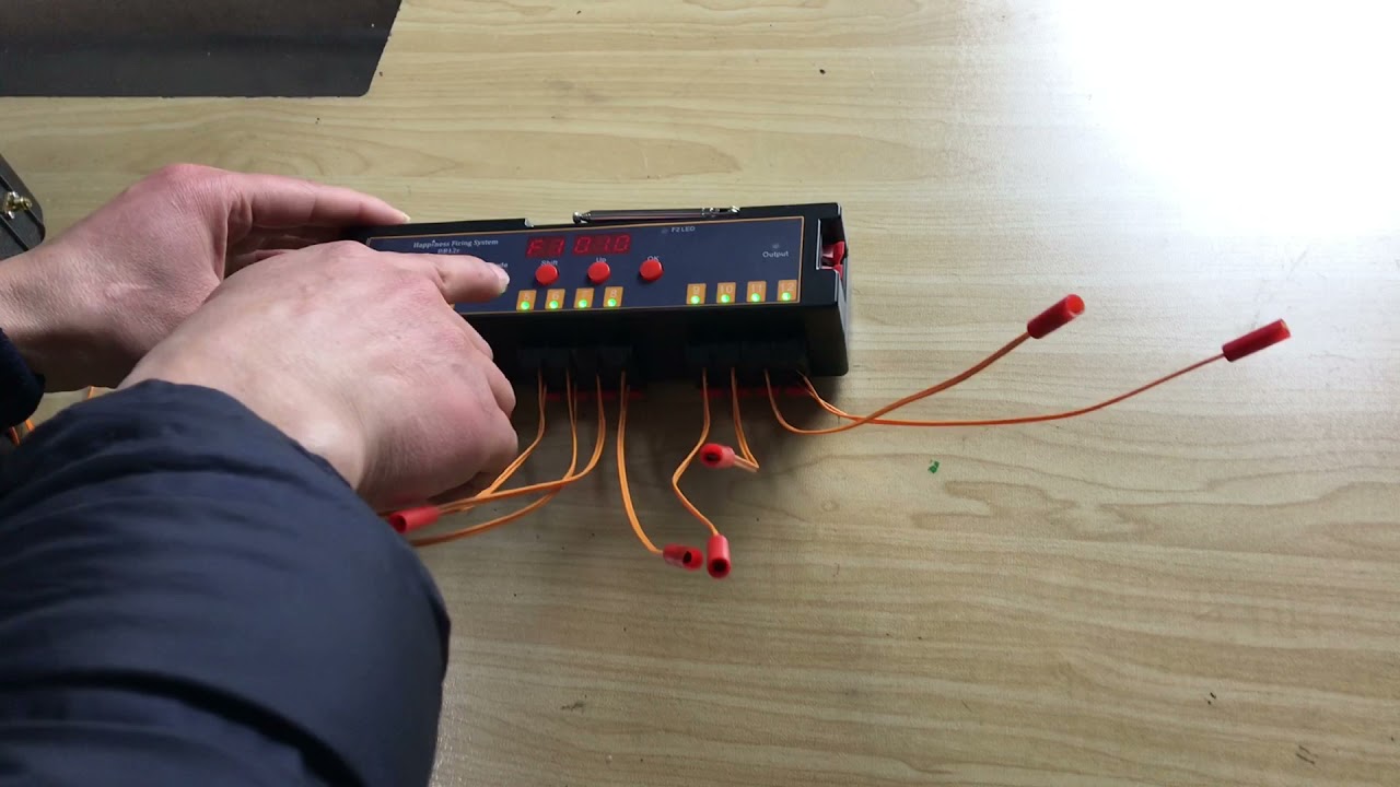 Happiness fireworks firing system