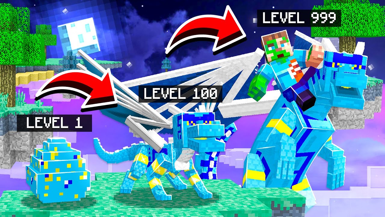 TRAINING A BABY DRAGON IN MINECRAFT!