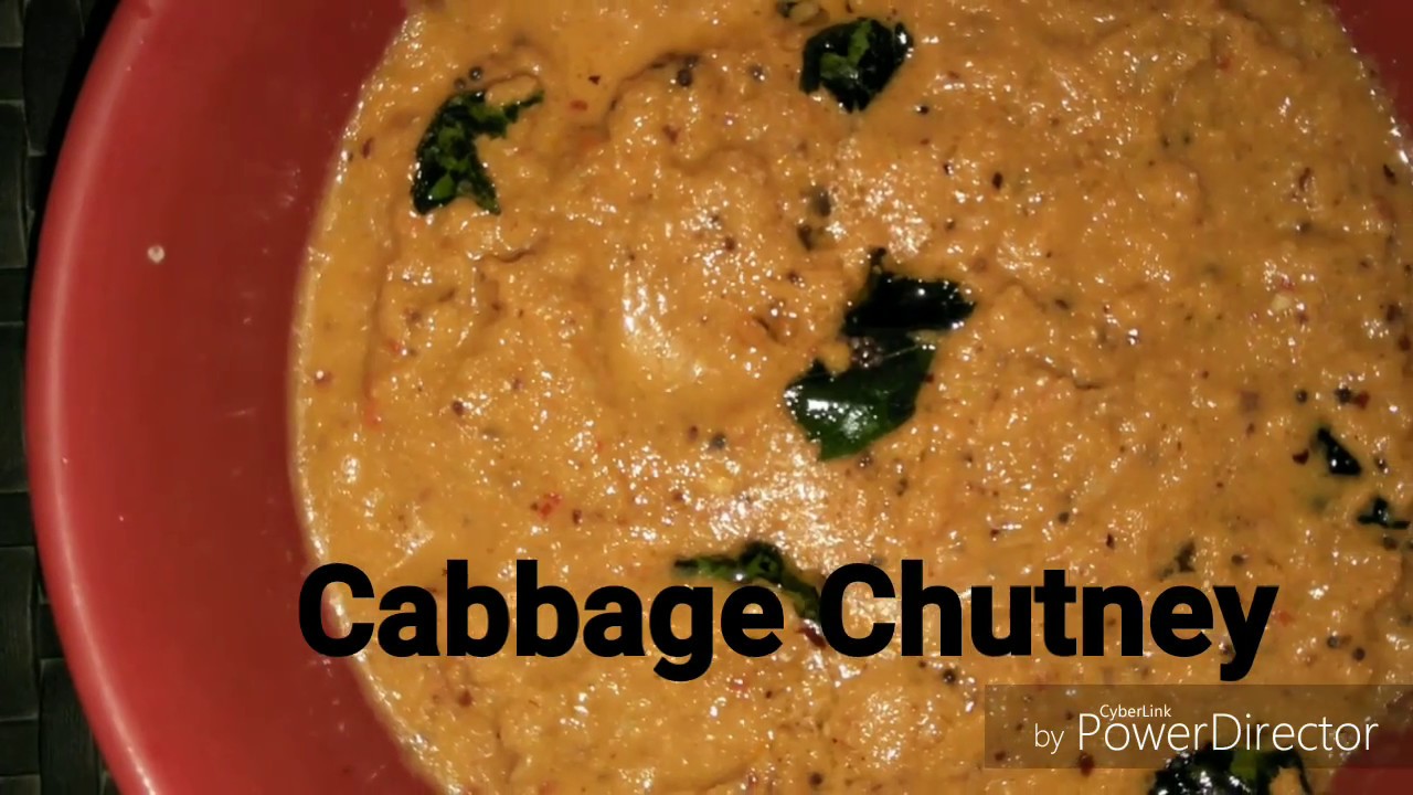 Cabbage chutney