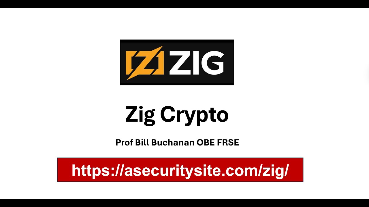 Cryptography with Zig