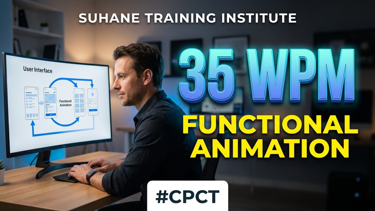 ENGLISH TYPING DICTATION 35 WPM #cpct