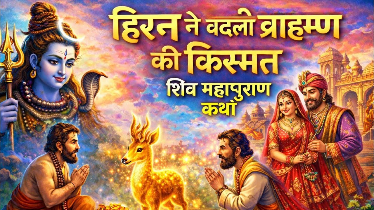 हिरण ने बदली ब्राह्मण की किस्मत 🦌 | Shivmahapura  Katha💎| दिल छू लेने वाली कहानी 💖✨