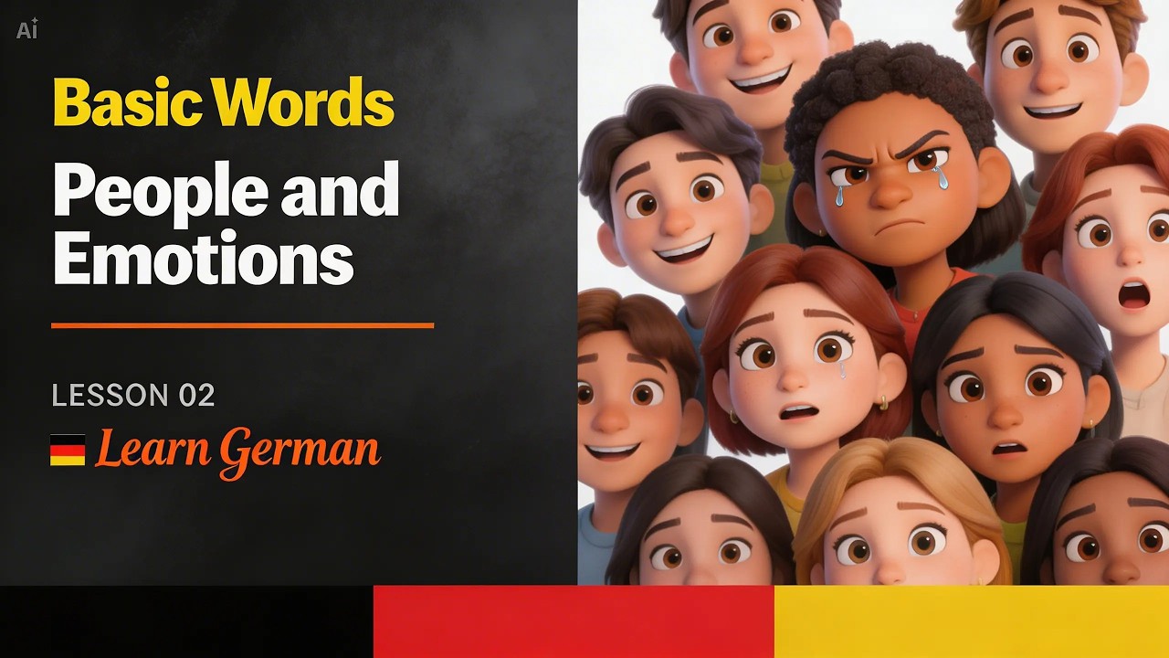 Lesson 2: People, Relationships, Emotions, and Life Events - Learn German