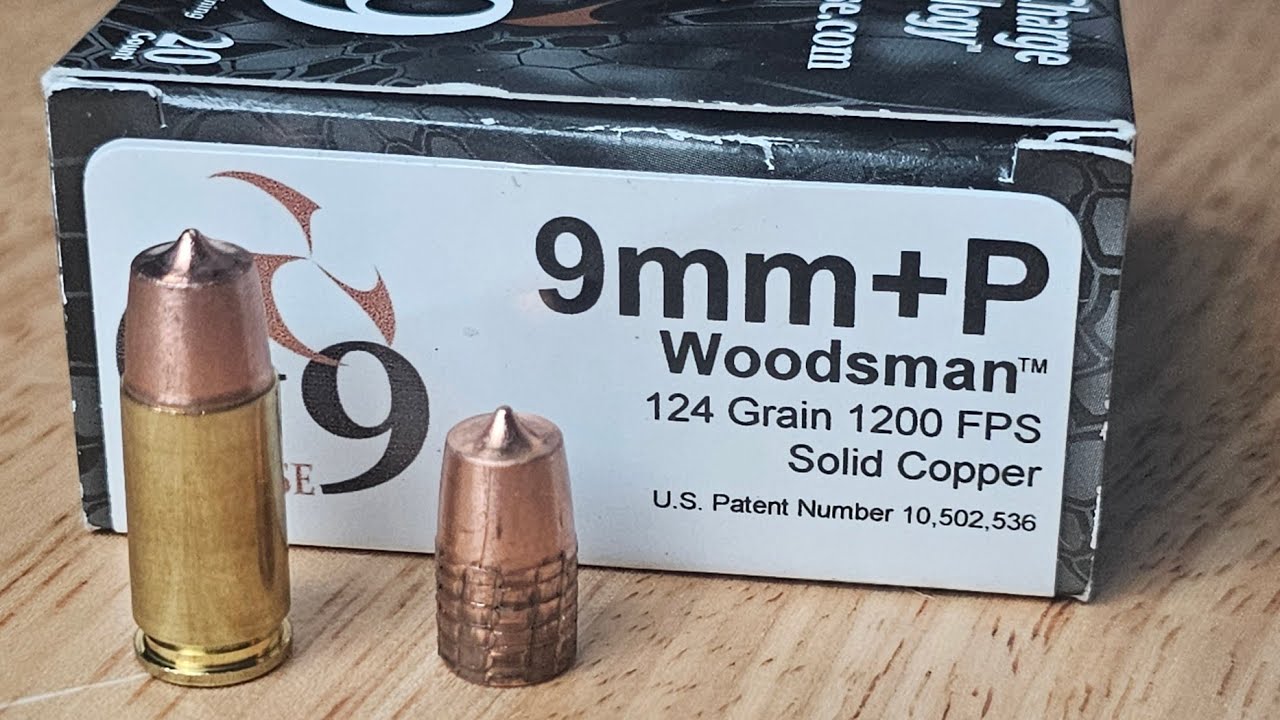 G9 Defense Woodsman 124gr 9mm +P - МАКСИМАЛЬНОЕ ПРОНИКНОВЕНИЕ!!