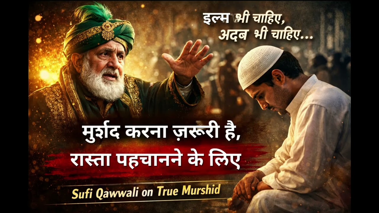 मुर्शद करना ज़रूरी है | Powerful Sufi Qawwali on True Guidance |