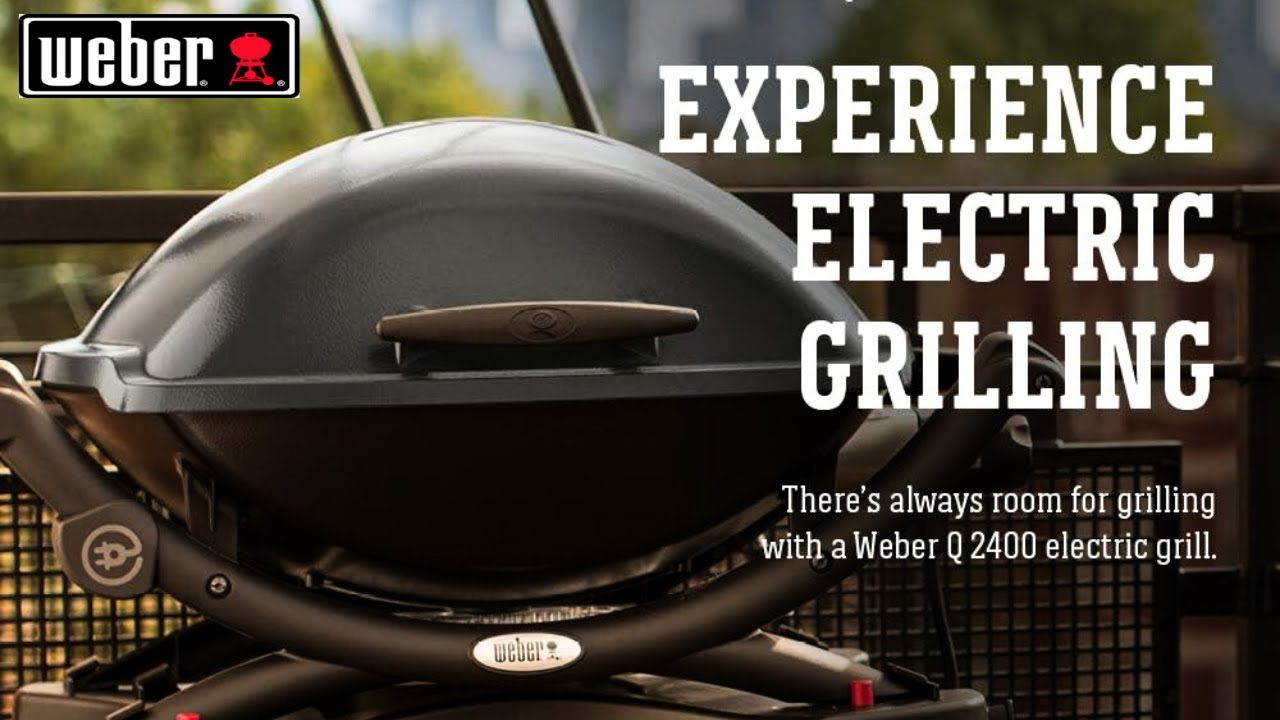 Электрический гриль Weber Q2400 | Электрический гриль Weber | Светильник для электрического гриля...