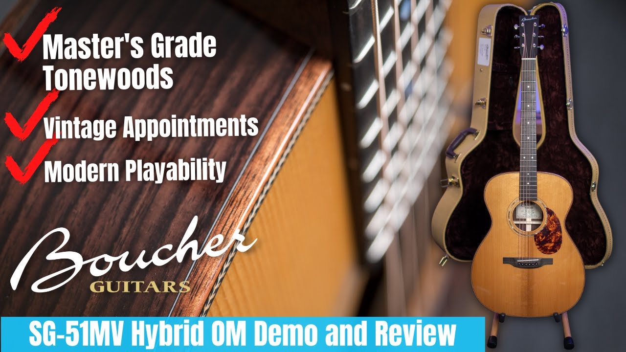 A world-class acoustic guitar...The Boucher SG-51MV Studio Goose
