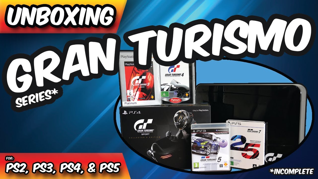 Unboxing My Incomplete Gran Turismo Series - Not Complete Yet! | PS2, PS3, PS4, PS5 (2024)