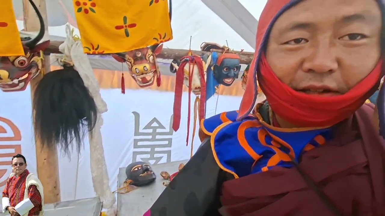 Sacred Drangsong masks of Chizhi Goenpa