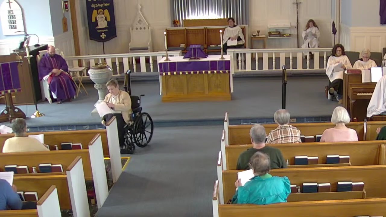 St. Matthew's Episcopal Church, Liverpool, NY, Sunday March 15, 10:15 am Mass