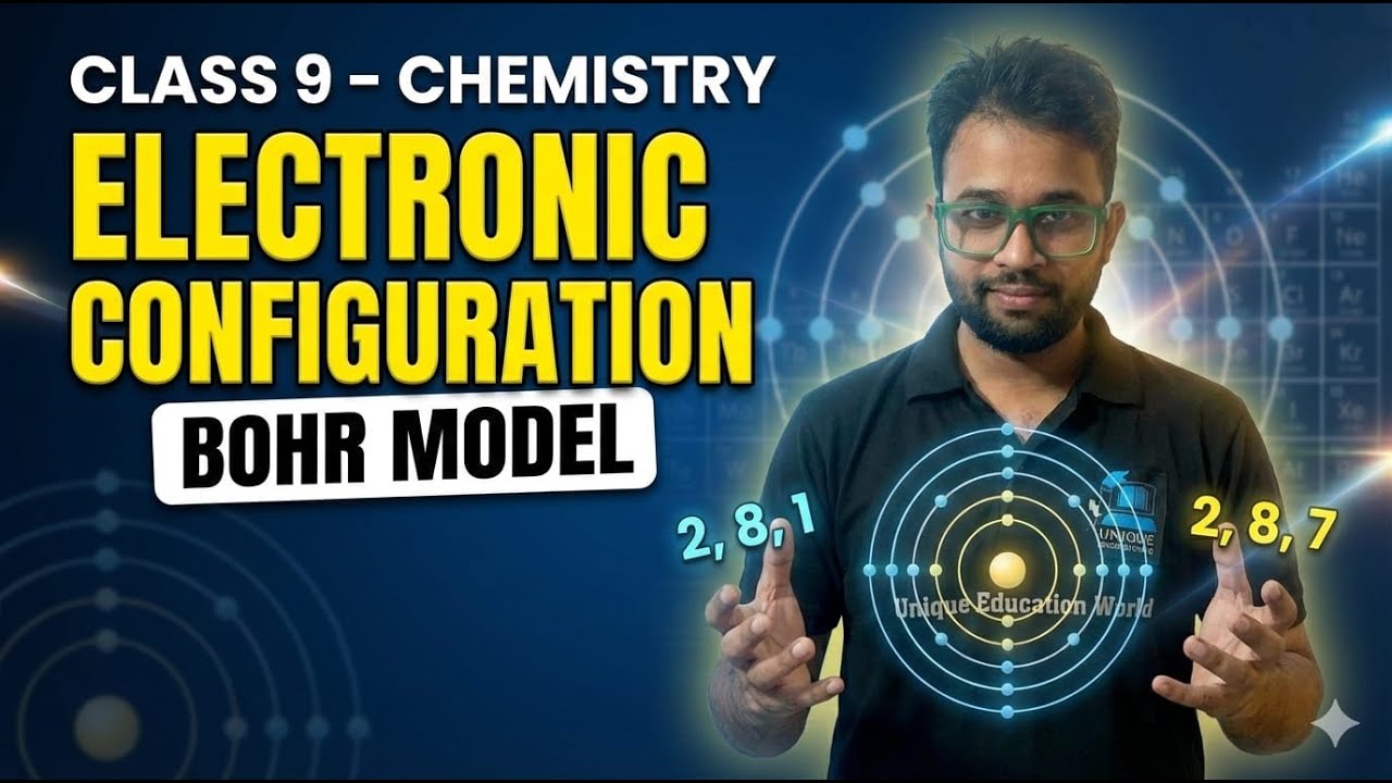 Class 9 Chemistry 🔥 Electronic Configuration | Bohr Model | CBSE
