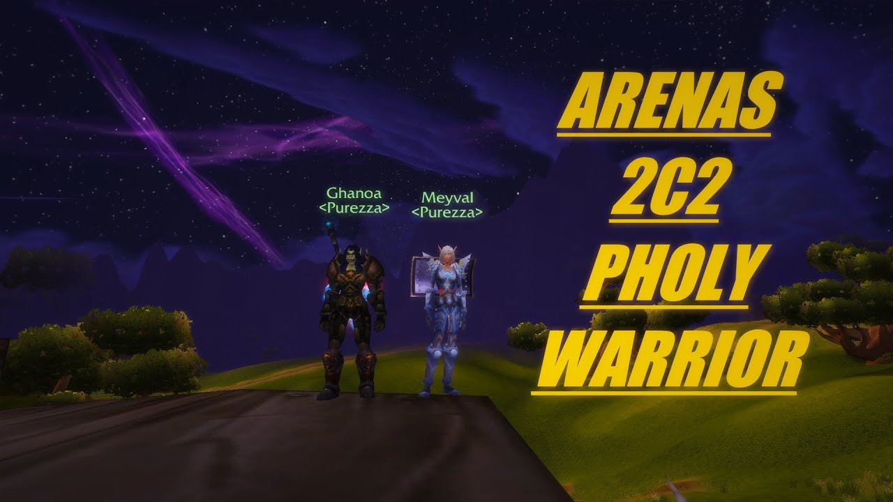 WoW Aura - Arenas 2v2 PHoly - Warrior  // PvP 3.3.5 Wotlk