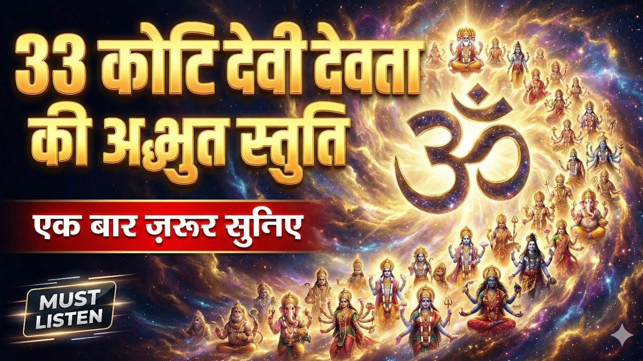 33 कोटि देवी-देवताओं की स्तुति - सम्पूर्ण देवी-देवता कृपा स्तोत्र - Most Powerful All Gods Stuti