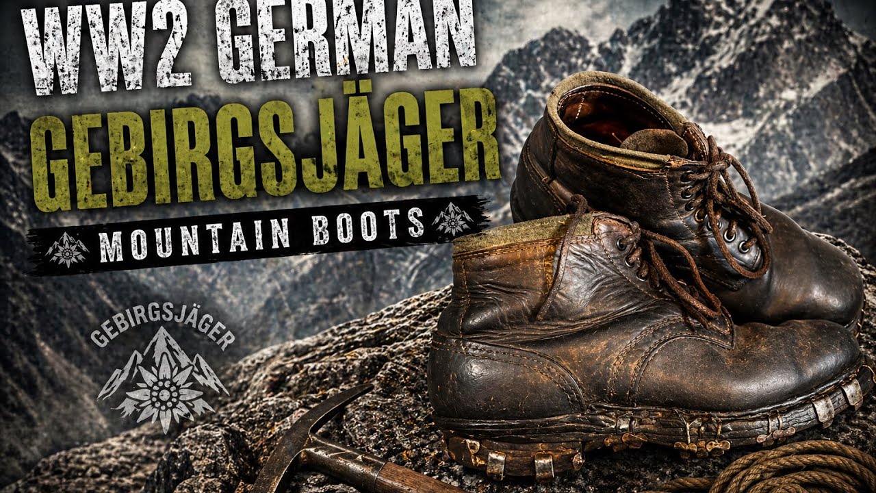 WW2 German Mountain Troop Boots | Gebirgsjäger Footwear Overview