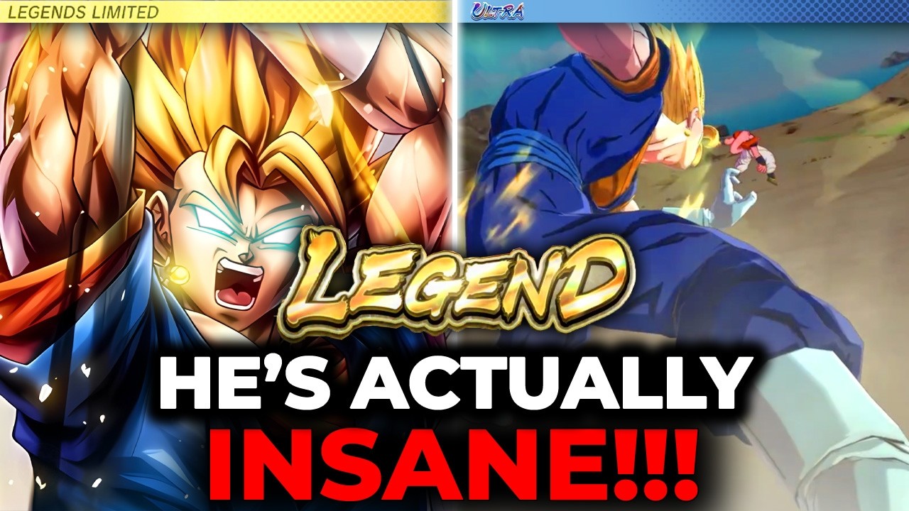 Let's Glaze. LEGEND Rarity Super Vegito Is ACTUALLY Insane. (Dragon Ball Legends)