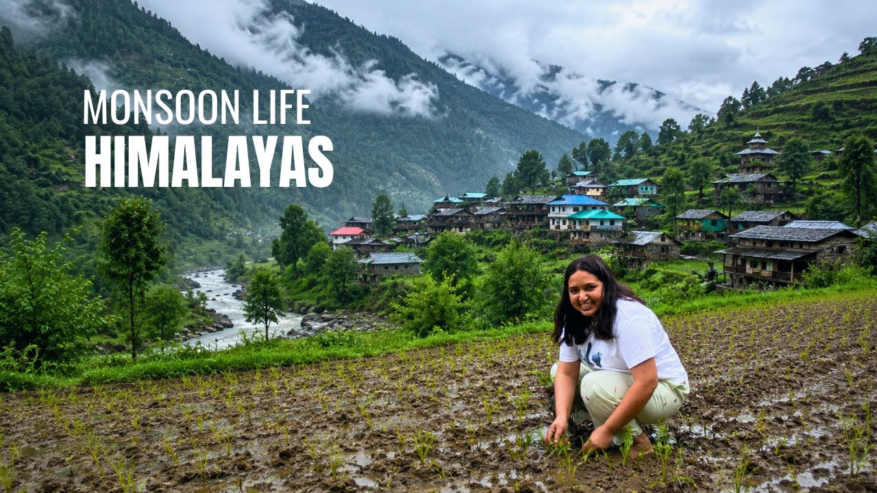 Life During the Himalayan Monsoon | Remote Mountain Village | Himachal Pradesh, India 