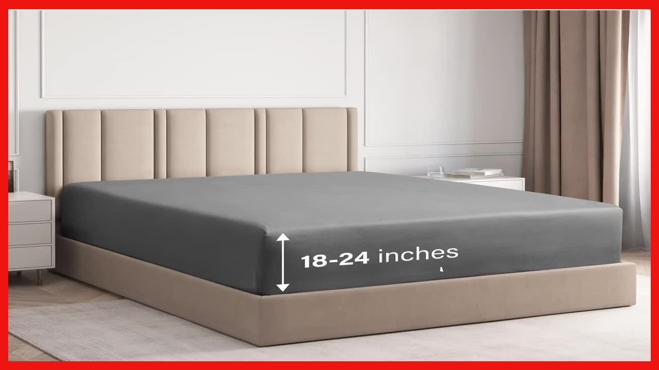 Experience the Perfect Fit with CGK Unlimited Dark Grey Queen Sheets