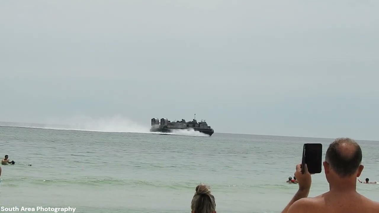 USN Landing Craft Air Cushion (LCAC) (Video 9)