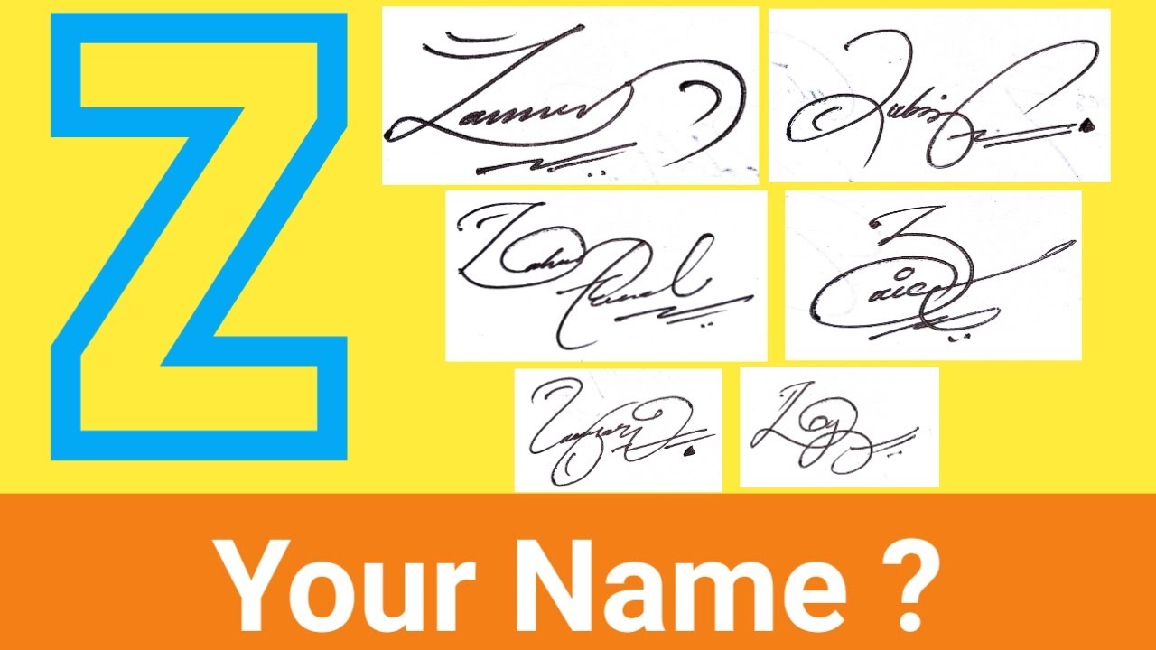 ✔️ Z Signature | Z Signature Style |  Signature With Alphabet Z | Z Signature Tutorial