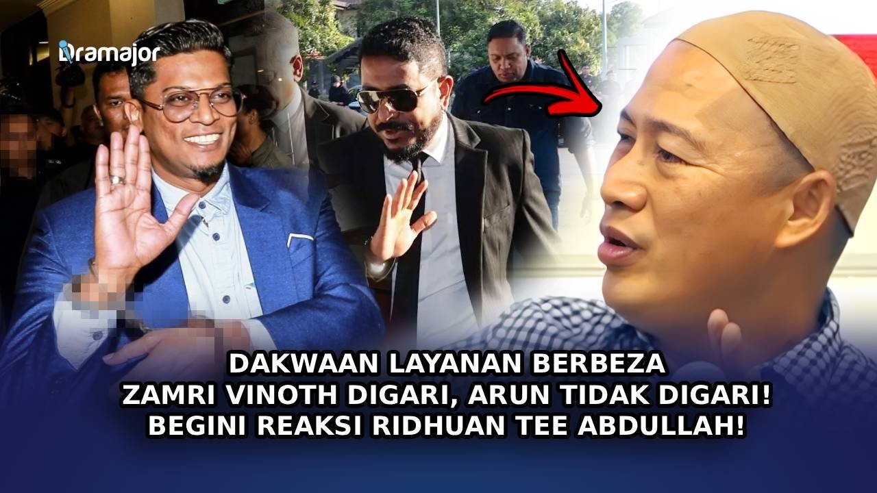 DAKWAAN Layanan Berbeza Zamri Vinoth Digari, Arun Tidak Digari! Begini Reaksi Ridhuan Tee Abdullah!
