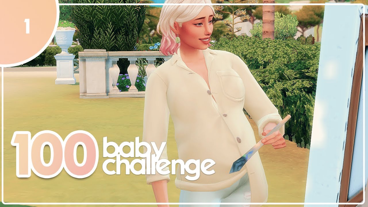 Stealing Paintings To Survive | 100 Baby Challenge Ep. 1 | The Sims 4