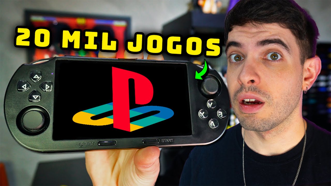 Comprei um PSP do Aliexpress com 20 MIL JOGOS! (SF3000)