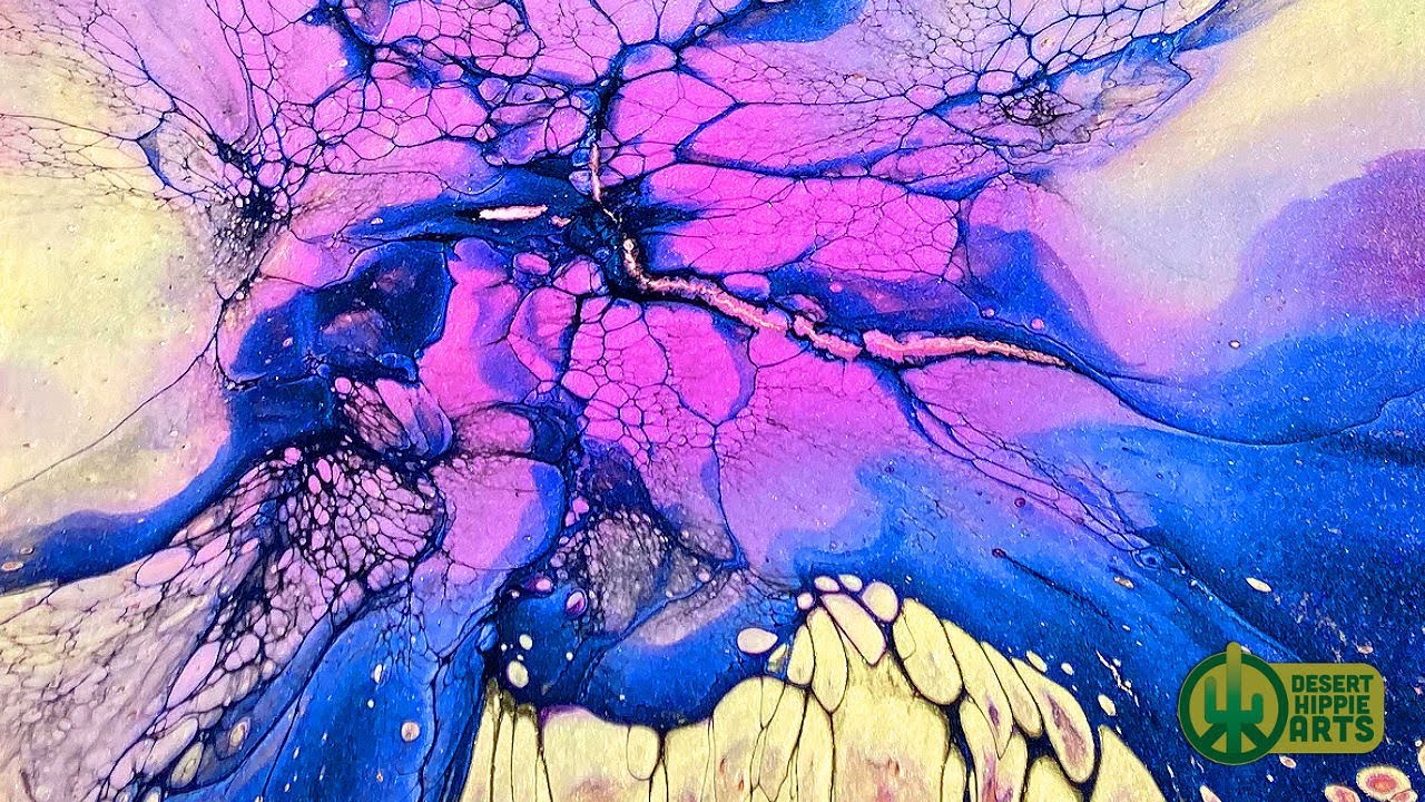 Shelee Art Technique Bloom Pour & Bloopers.. You'll be Blown away!