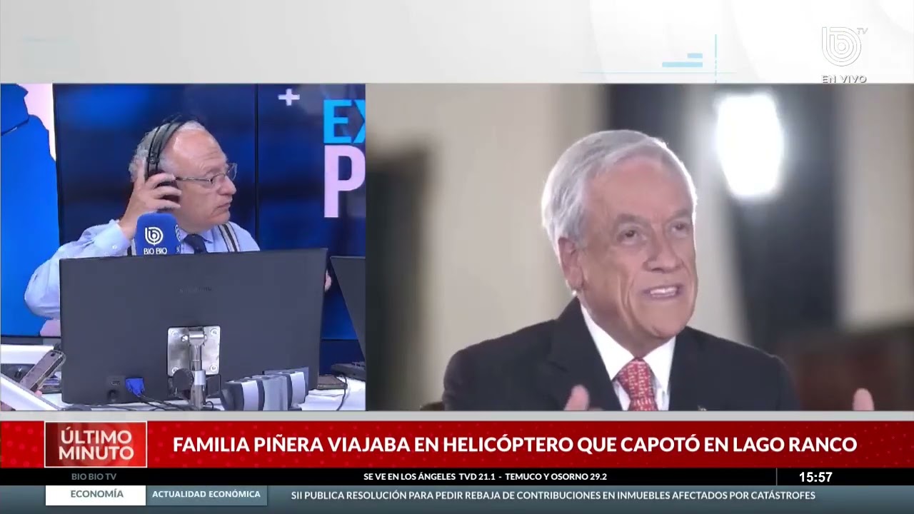 Radio Bío Bío - Extra de Prensa: Helicóptero capotó en Lago Ranco, muerte de Sebastián Piñera (2)