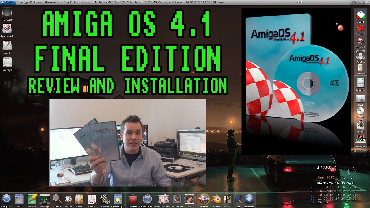 AmigaOS 4.1 Final Edition Review & Install (2015)