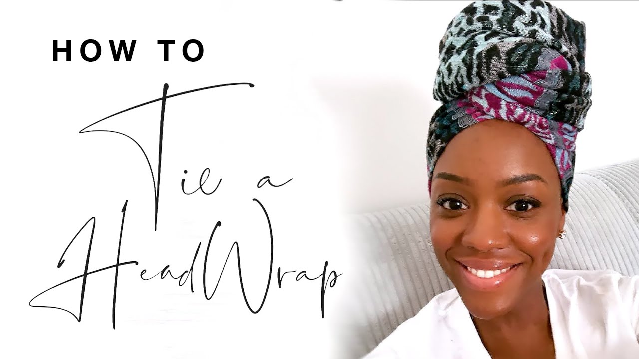 How to Tie My Head Wrap (For No Hair or Low Hairstyles) || STACEY FLOWERS