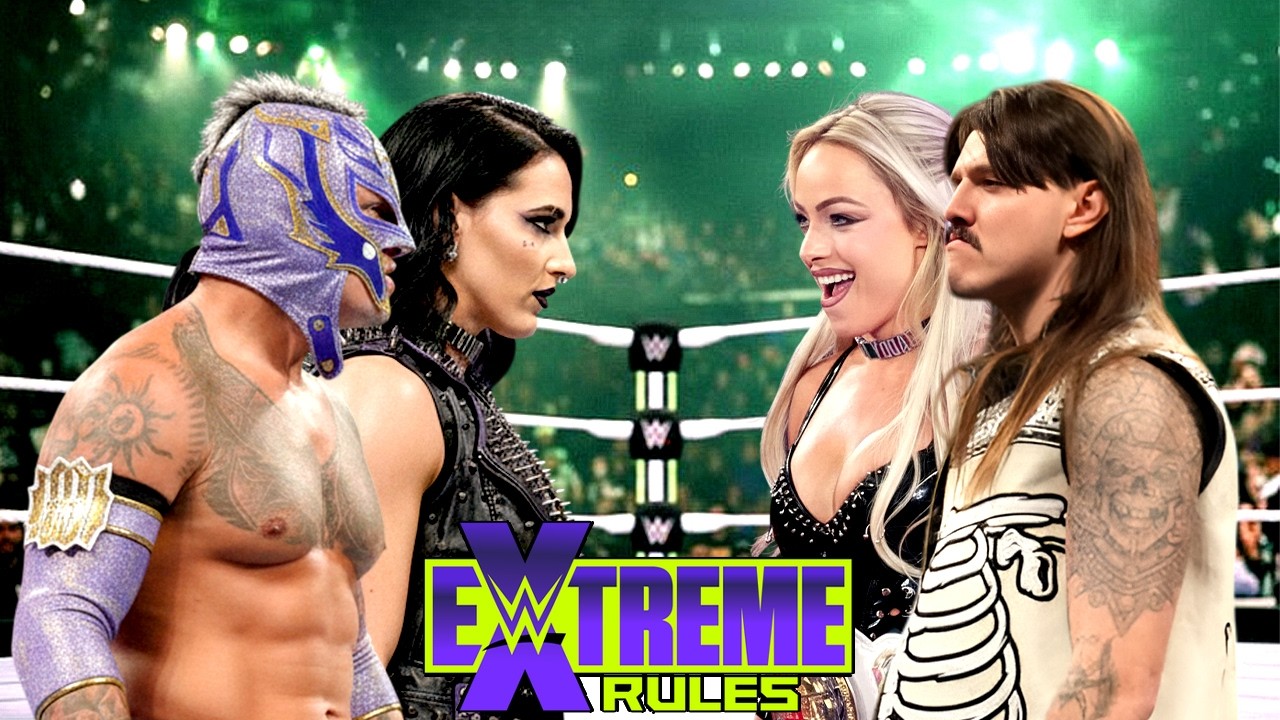 WWE Extreme Rules Match: Rhea Ripley & Rey Mysterio vs Liv Morgan & Dominik Mysterio | 06-Mar-2026