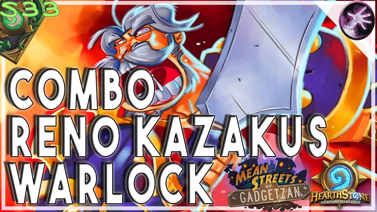 Hearthstone | cifka's RENO KAZAKUS COMBO WARLOCK Deck | STANDARD | GADGETZAN Furo